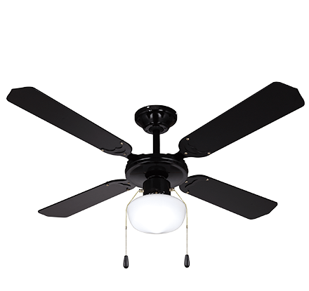 Bedroom Ceiling Fan CF342-4WL WH