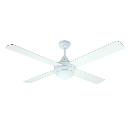 4 Blade Ceiling Fan with Light MCP1204WHL CPLWH